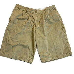Dockers Mens Shorts Size 32 Khaki Cotton Classic Fit
